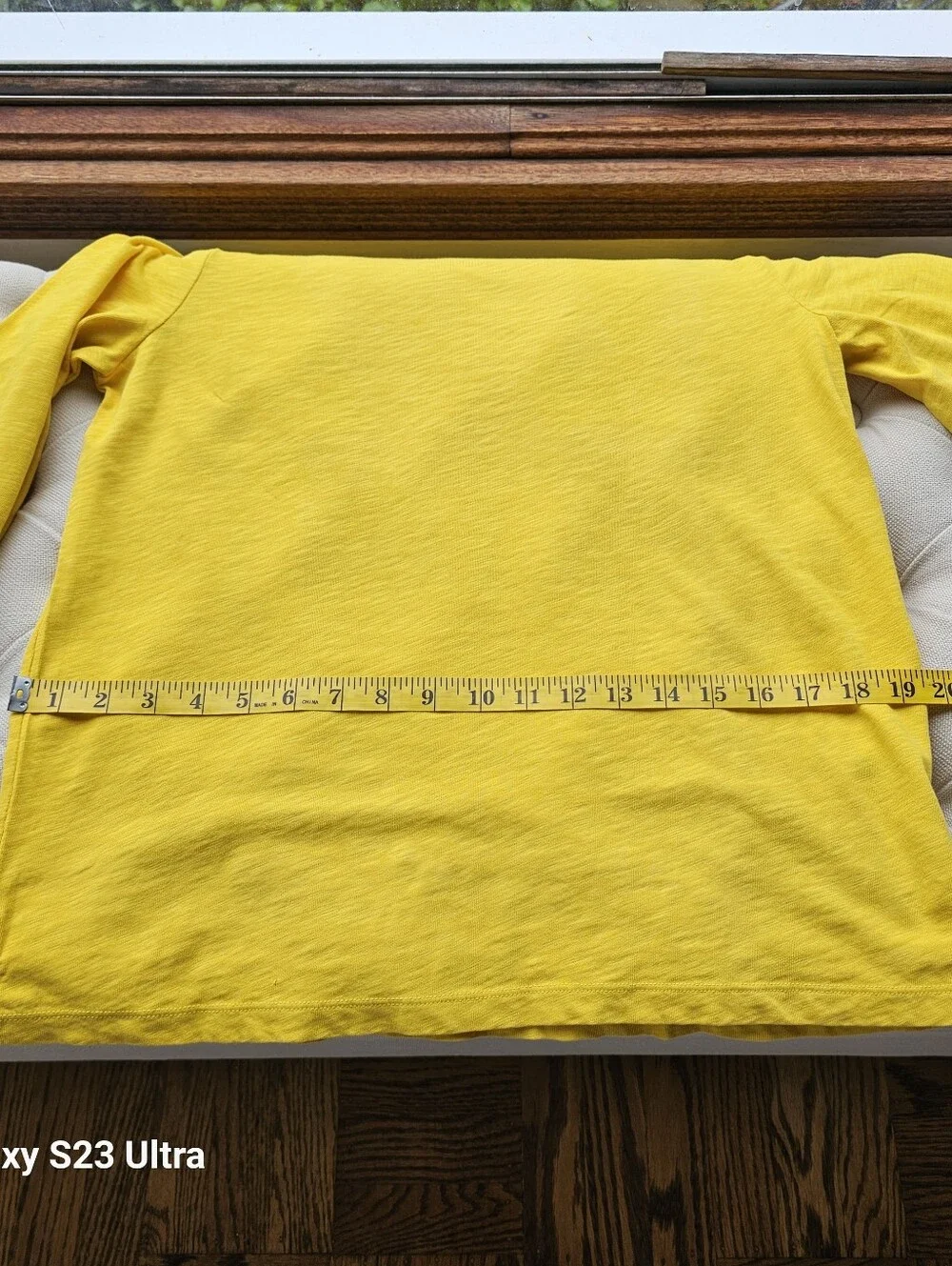 New! J Crew Sz M Painter Boatneck T-shirt Yellow Cotton Top NWT